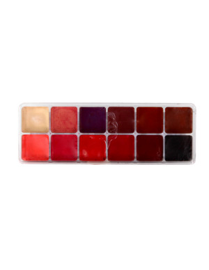 12 Shade Lipstick Palette - B
