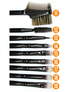 New! Orange Dot Brush 12